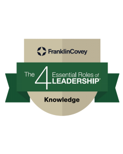 FranklinCovey
The 4 Essential Roles of Leadership
Knowledge Badge