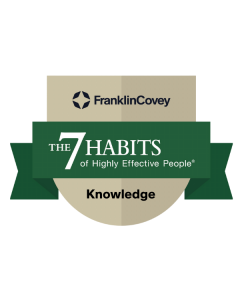 FranklinCovey
The 7 Habits of Highly Effective People
Knowledge Badge