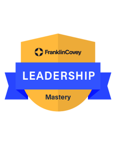 FranklinCovey
Principle-Centered Leadership
Mastery Badge 