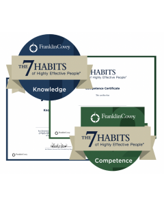FranklinCovey
The 7 Habits of Highly Effective People
Knowledge Badge & Certificate
Competence Badge & Certificate